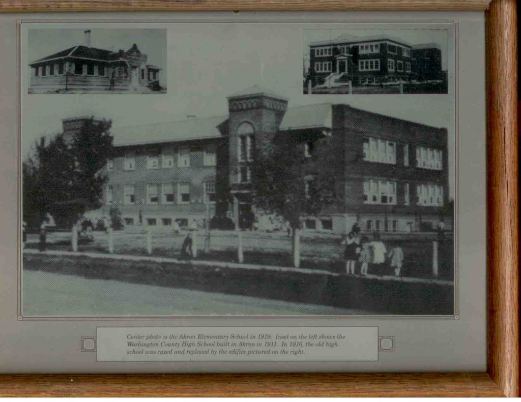Akron Elementary School in 1919